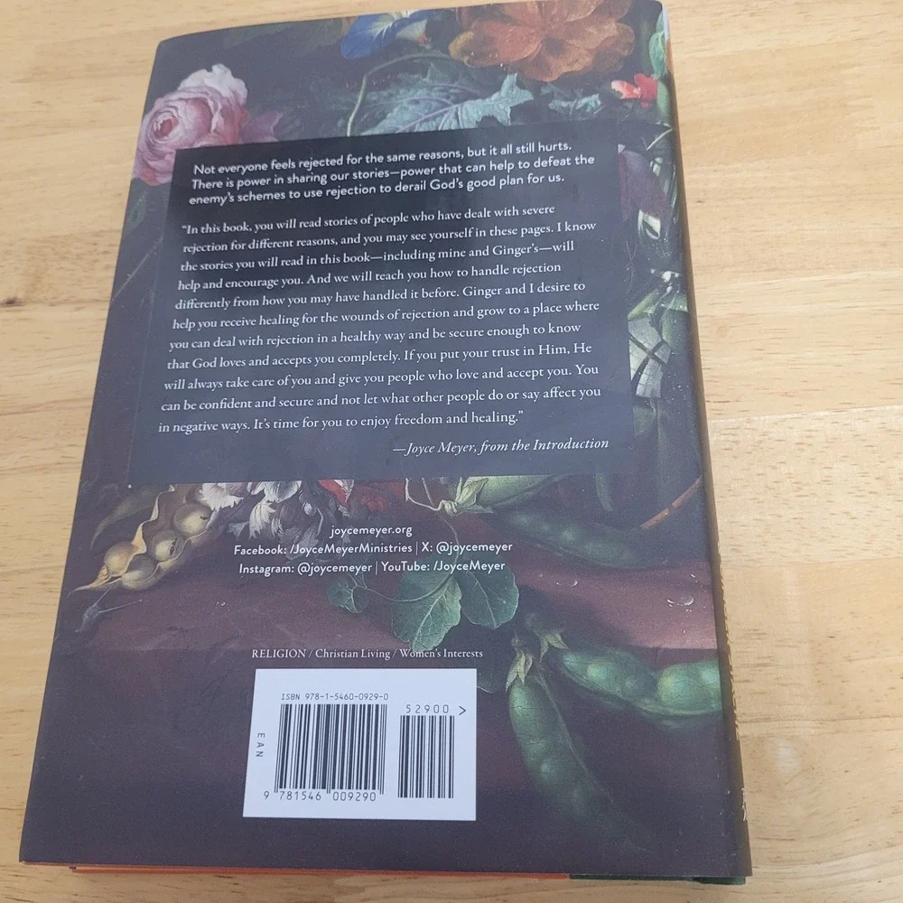 Healing the Wounds of Rejection Joyce Meyer Ginger Stache Hardcover Book 2024